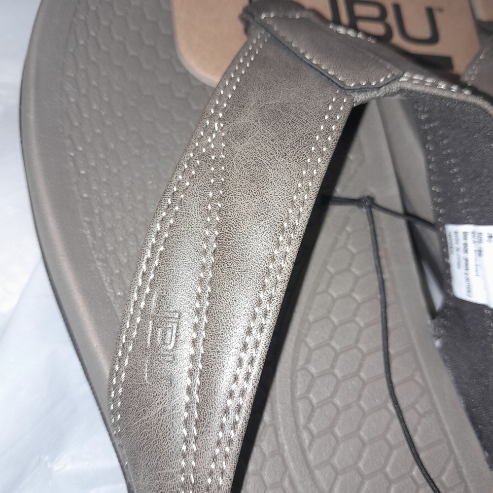 New Men's JBU Milo Comfort Slip On Thong Sandal In Brown NWT Size 11M - Picture 11 of 15